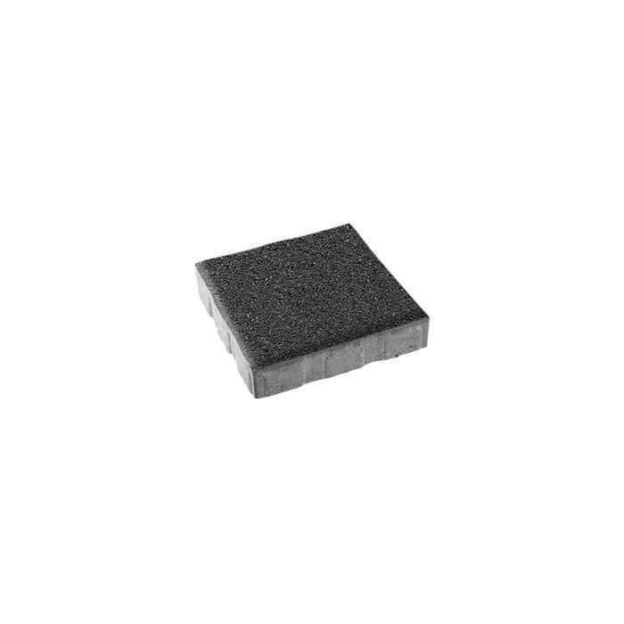 Плитка тротуарная Квадрум Б.7.К.8 гранит черный 600x600x80 мм