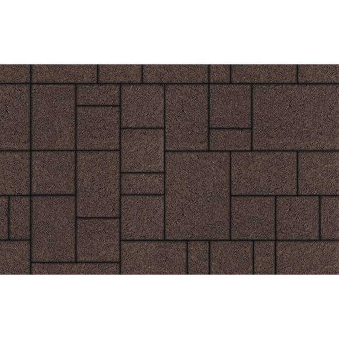 Плитка тротуарная Мюнxен Б.2.Ф.6см гладкий коричневый