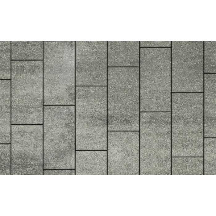 Плитка тротуарная Прямоугольник (Ла-Линия) Б.10.П.8 Искусственный камень шунгит, 300x150x80 мм